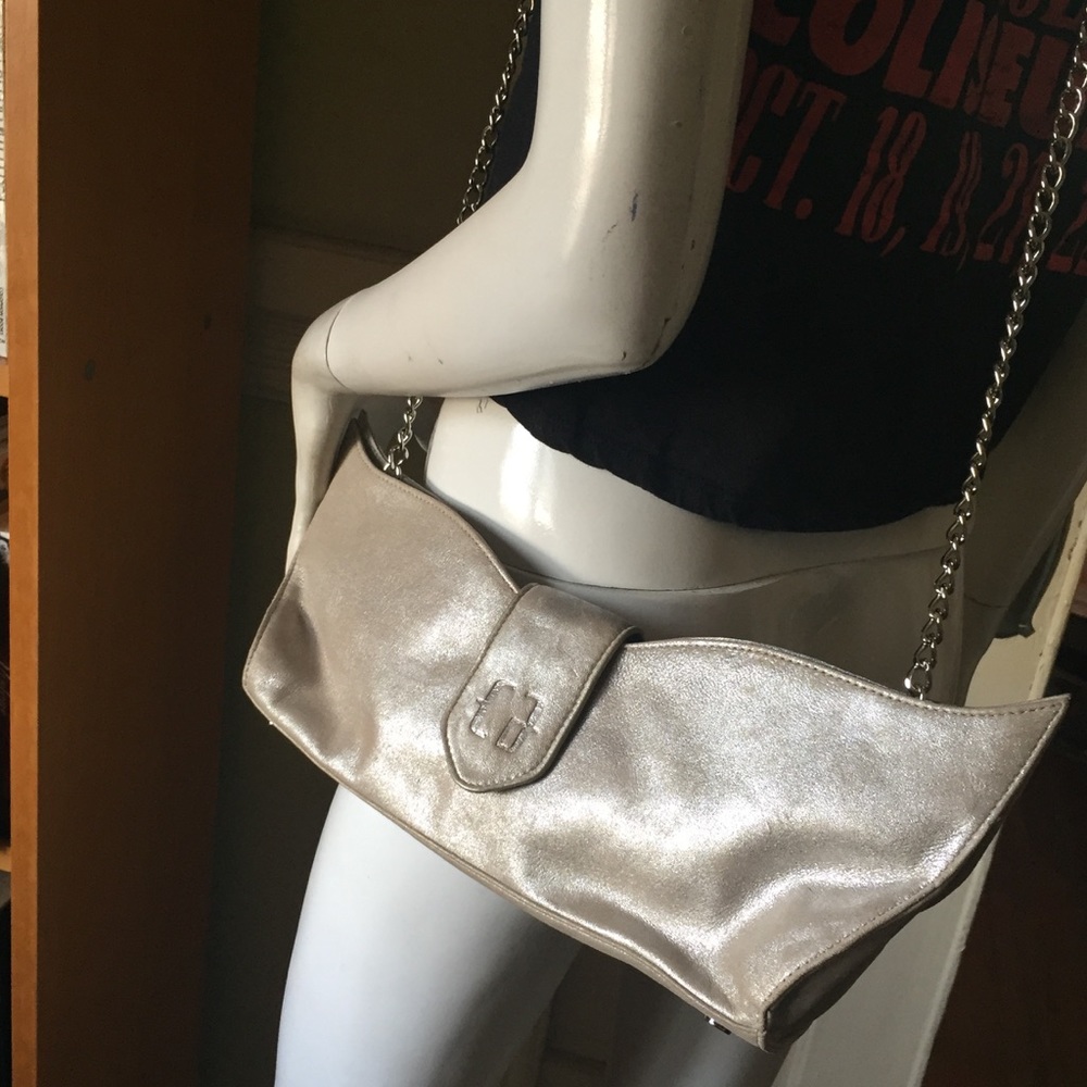 Cate Adair silver leather
